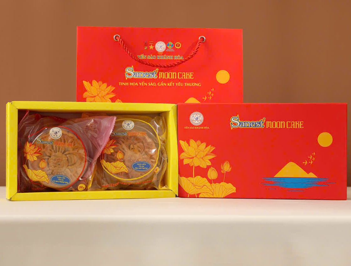 HỘP 2 BÁNH – Bánh Trung thu Yến sào Khánh Hòa