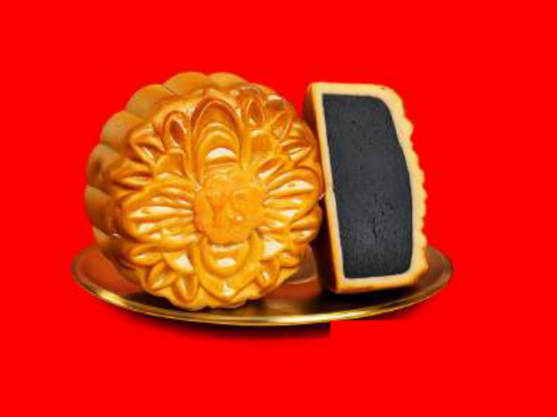 Bánh Trung thu Nhân mềm Yến sào mè đen