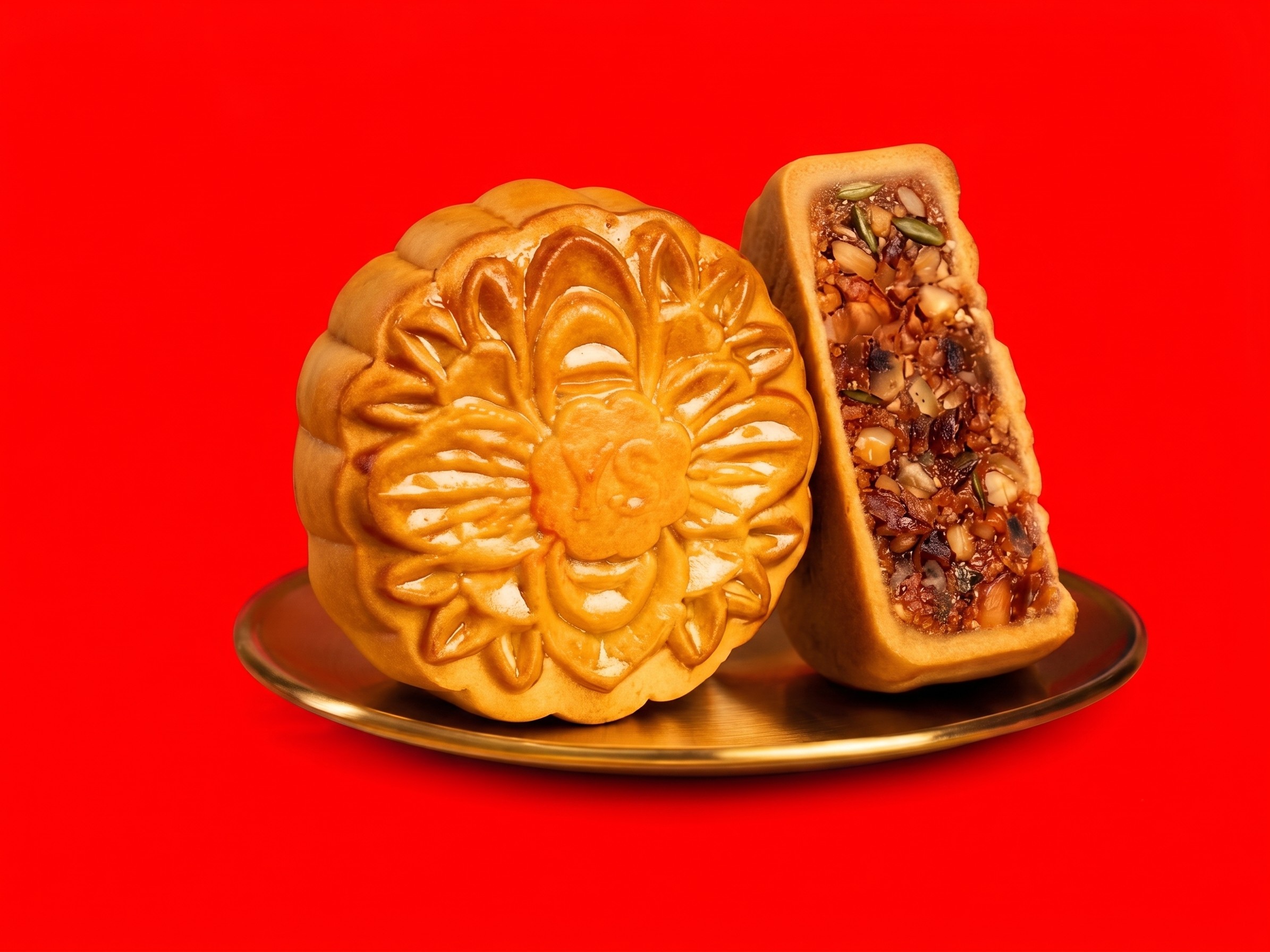 Bánh Trung thu Thập cẩm chay